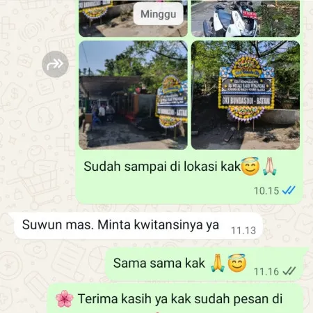 Pengiriman Papan Bunga Duka Senopati