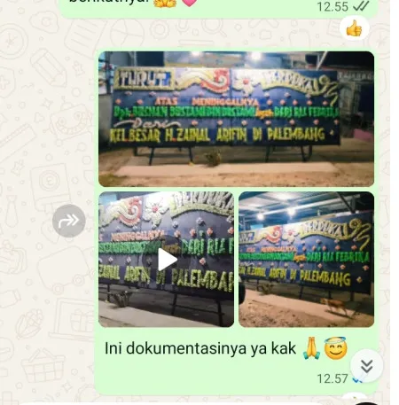 Pengiriman Papan Bunga Duka Senopati