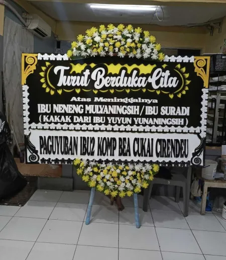 Papan Bunga Duka Senopati